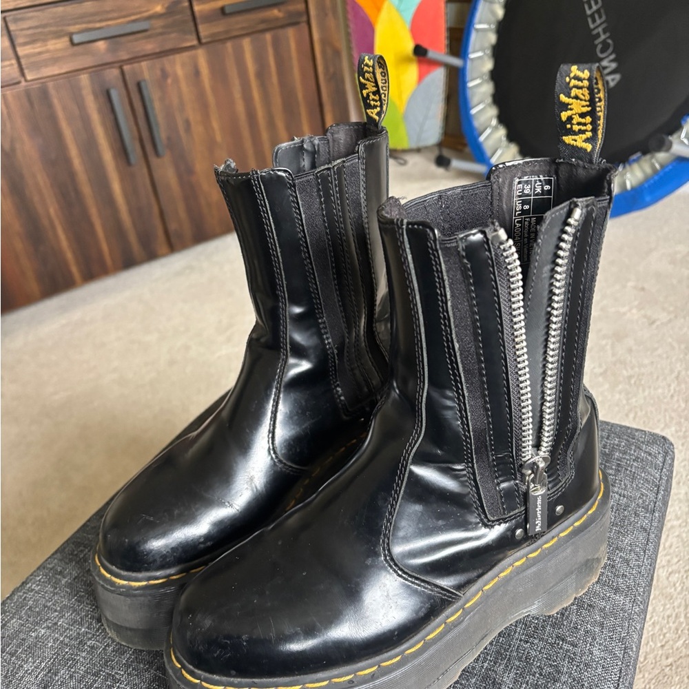 Dr. Martens Black Platform Boots